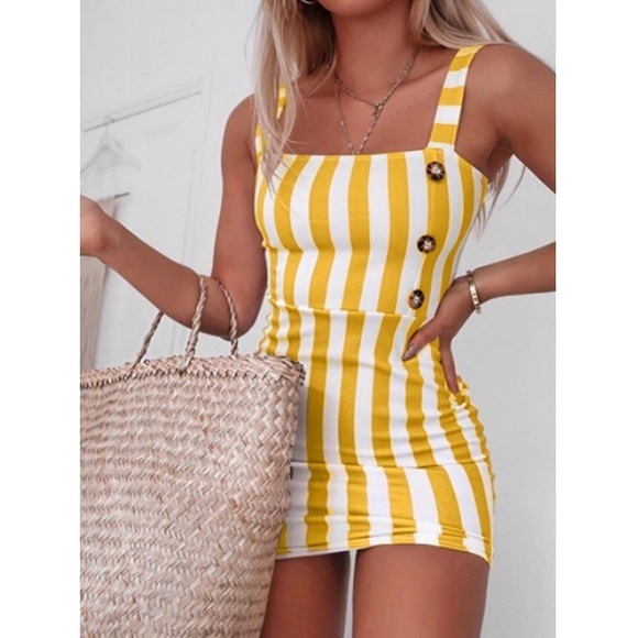 🍍 Women’s Stripped Dress / beach coverup - Picture 2 of 11